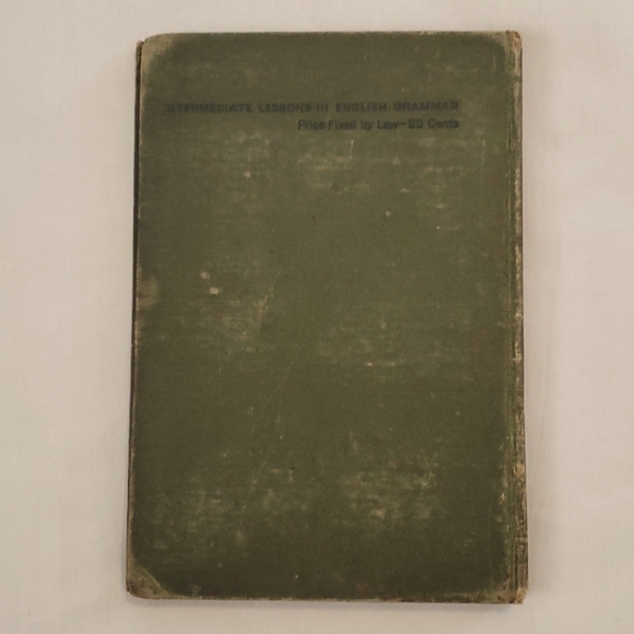 Beautiful OLD Book 1893 "Intermediate Lessons In English Grammar" Hardback 5¼" - Picture 11 of 16